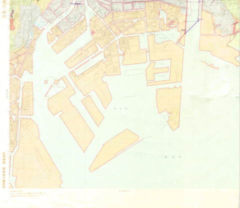 1:25,000 Landform Classification Map for Flood Control Planning (Southern Part of Tokyo)